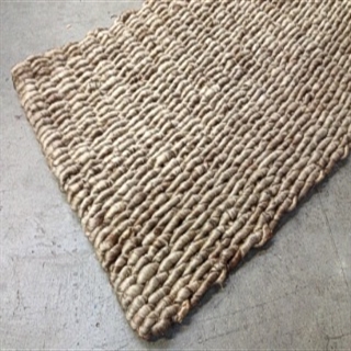 Coil Silver Jute Decorative Door Mat:-  Size .50 x 1.40 $114.00